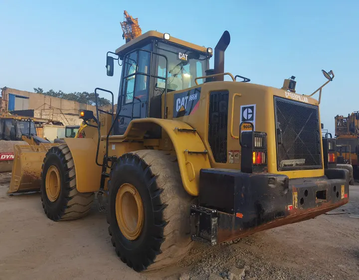 Used Caterpillar 966h Wheel Loader High Work Efficiency Good Condition ...