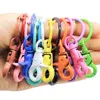 Color Plated Metal Lobster Clasp Key Chain Ring Swivel Lanyard Snap Hooks Key Rings Metal Rotating Lobster Clasp Connector