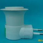 LED E27 に EU プラグアダプターソケットコンバータースクリュータイプのスイッチでトウモロコシランプ電球電気ソケット/オフボタンランプホルダー