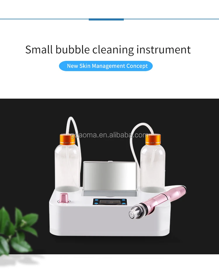 Hydrogen Oxygen Small Bubble Hydra Skin Peel Facial Equipment H2O2 Small Bubble Facial Beauty