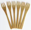 Biodegradable clean and portable Flatware sets Bamboo fork tableware set dinner cutlery
