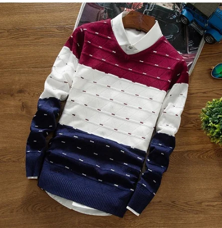 chaqueta de punto para hombre NOBRAND Oto/ño e invierno a la moda de colores a juego para hombre casual punto