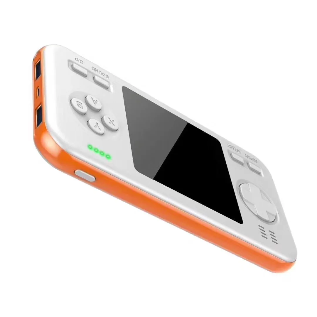 Portable 2.8 inches colour screen 416 games 8000mAh power bank function style retro handheld game player smart game console