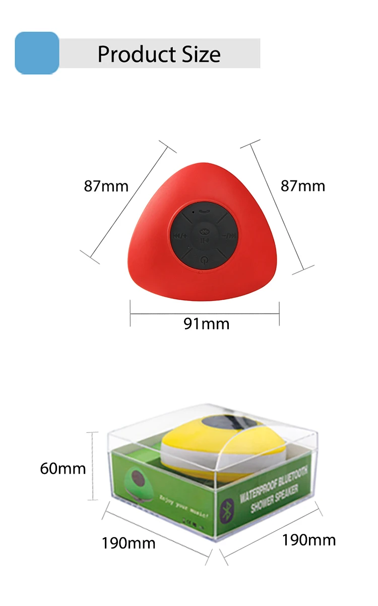 Selling portable shower waterproof IPX4 super mini blue tooth speaker - ANKUX.COM