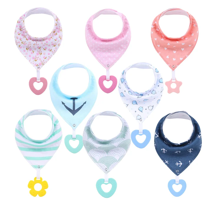 baby bandana drool bibs and teething toys