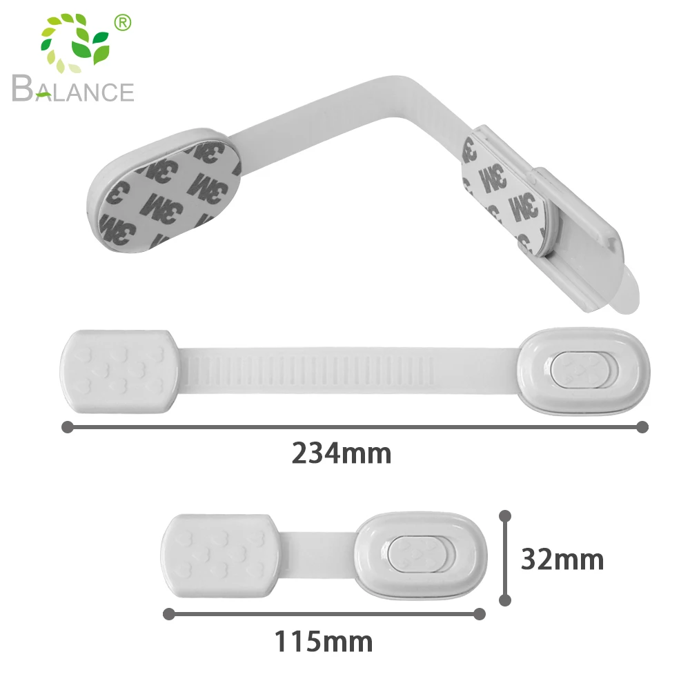 Adjustable Child Safety Proofing Strap Locks Multipurpose