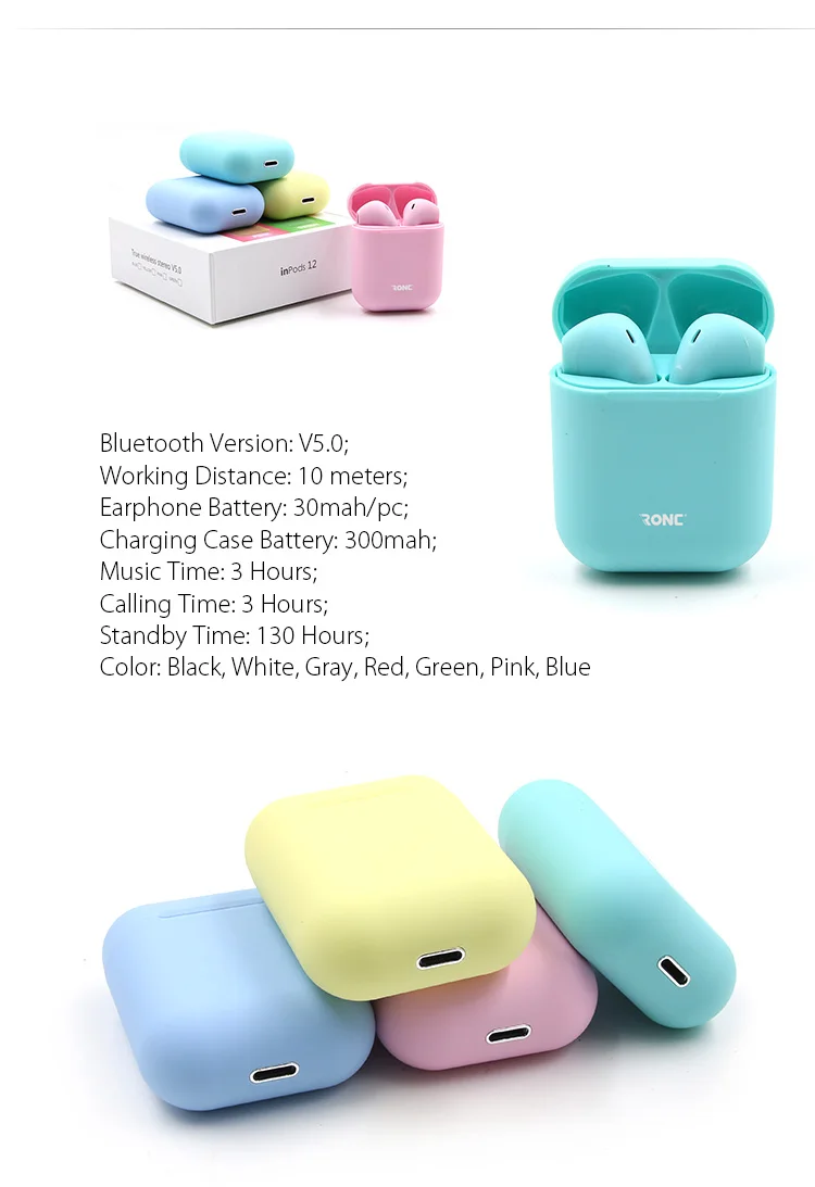 2019 New Arrival Amazon Hot Selling V5.0 Colourful bluetooth earphone headphone - ANKUX.COM