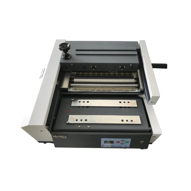 
PB-380 desktop semi-Auto hot melt notebook glue book binding machine 
