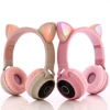 High end wireless custom designed cute girls headphone wireless wire with mic