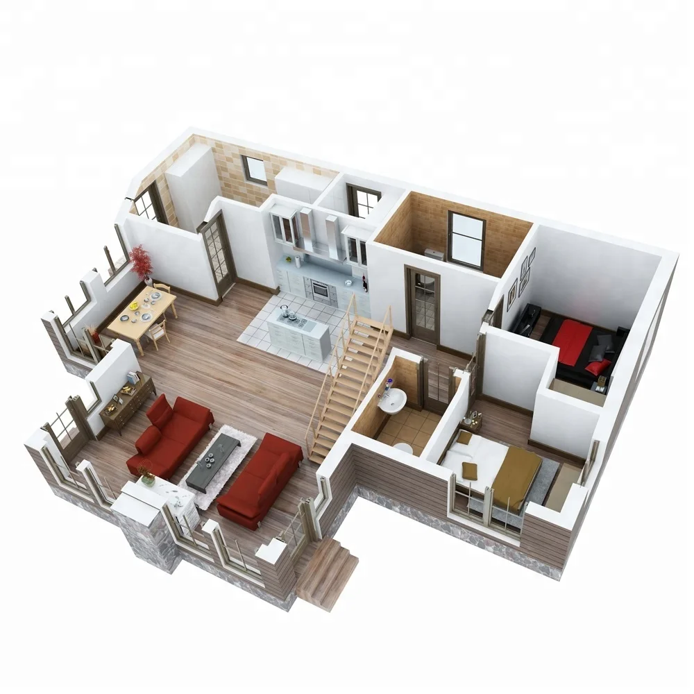 USA Standard Quick Assembly Luxury Home Villa Prefab Modular Houses
