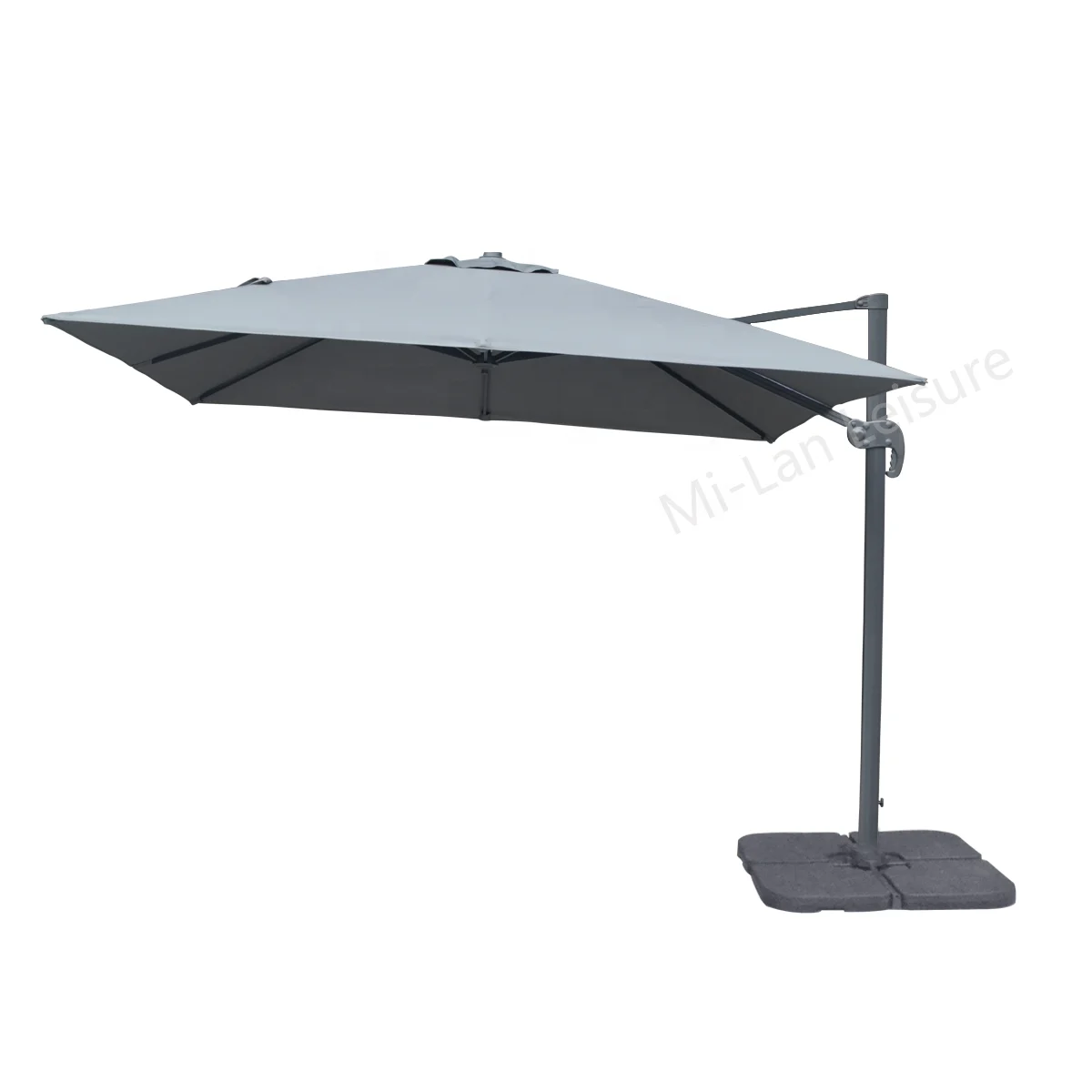 3x3m Aluminium+steel Commercial Luxury Patio Offset Hanginghanging Roma