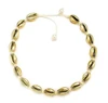 Hot sale gold plated shell necklace 2019