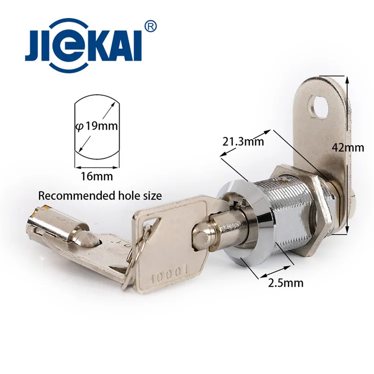 Small Mini Box Lock Latch 19mm Cam Lock For Safety Locker And