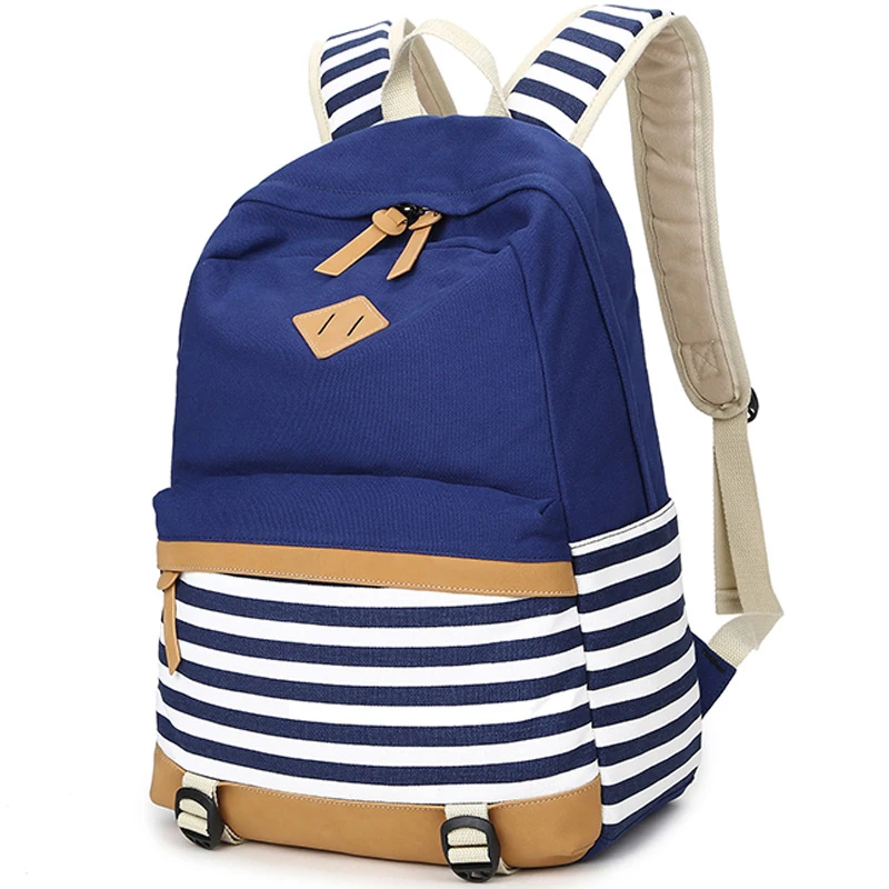 
Made In China XQXA Brand Exquisite Girly Colorful Elegant Girl Canvas Backpack Bag With Many Colors Choice Knapsack 