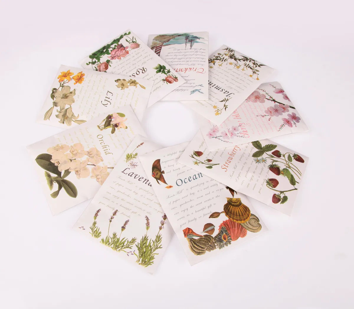 Scented Paper Sachet Design Option 1