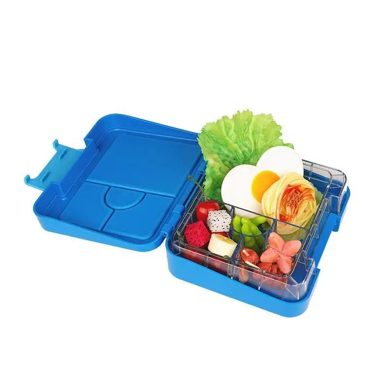 Small Size Lunch Box 4 Compartment For Kids Food Storage Container