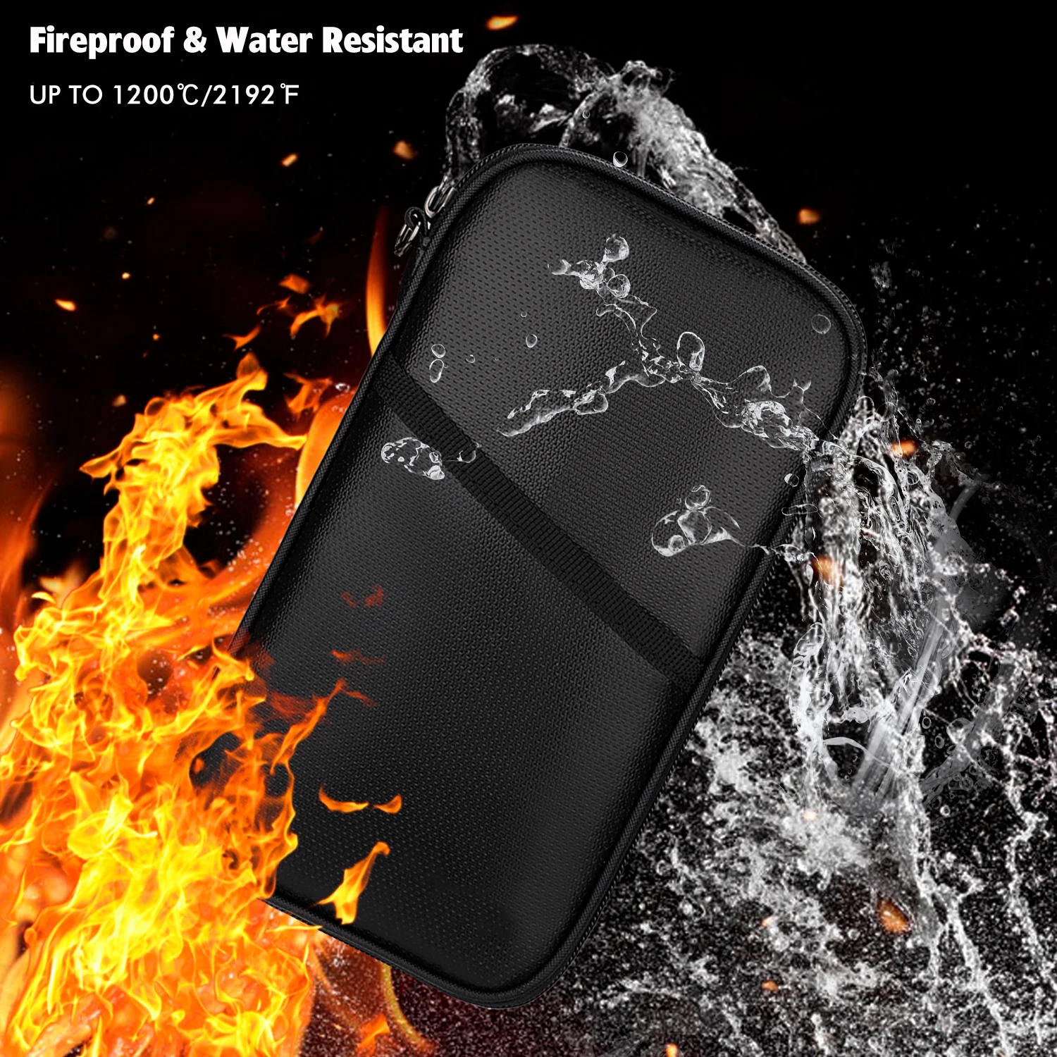 Fireproof Family Travel Itinerary Passport Holder Wallet Travel