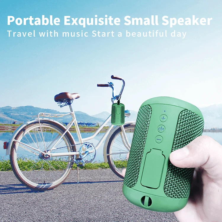 New fashion Mini IPX7 Waterproof Portable Bluetooth Fabric Outdoor Speaker - ANKUX.COM