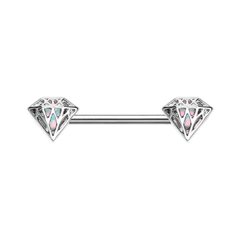diamond nipple barbells