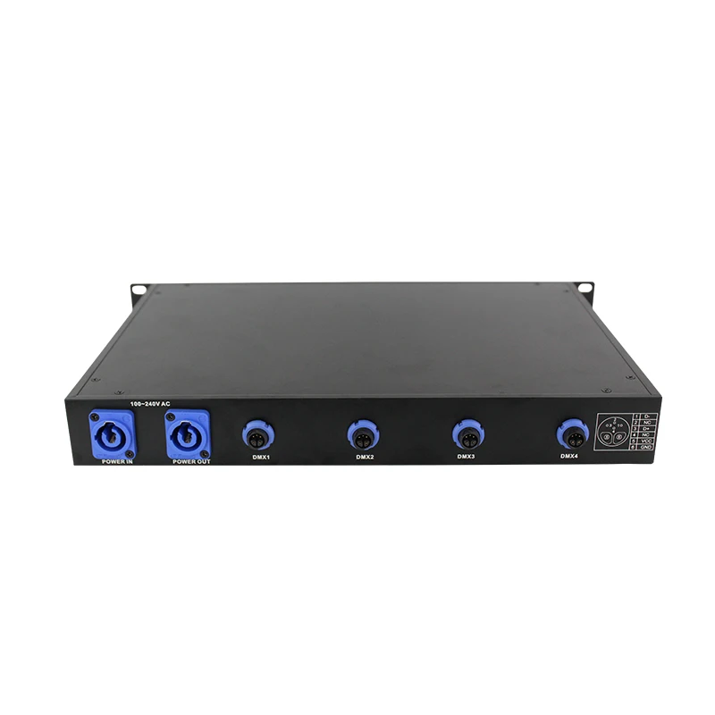 4 Channel LED Music Control - RJ45 Ethernet to DMX Controller