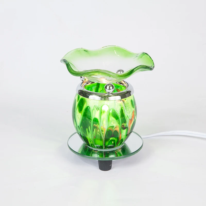 Sell Well Electric Incense Burner Fluid Glass Oil Warmer Fragrance Lamp