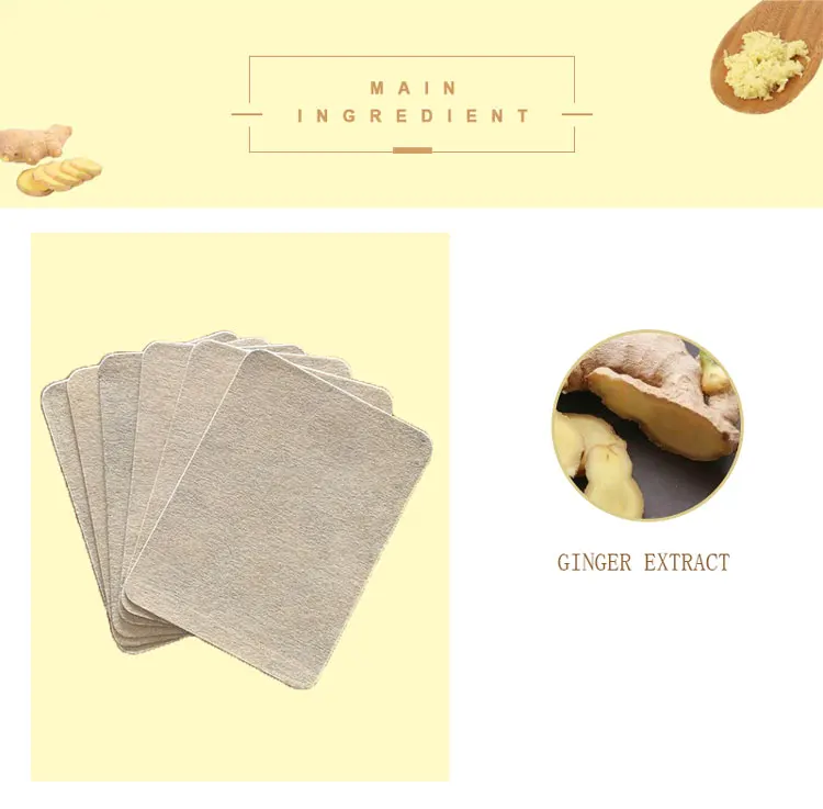 Oem/odm Chinese Herbal Ginger Patch For Pain Relief Buy Disposable