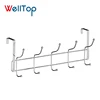 2019 Welltop furniture Housewares Hook Over Door Hanger - Chrome VT-16.007