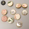 classic flat cloth silver metal shank buttons for blazers
