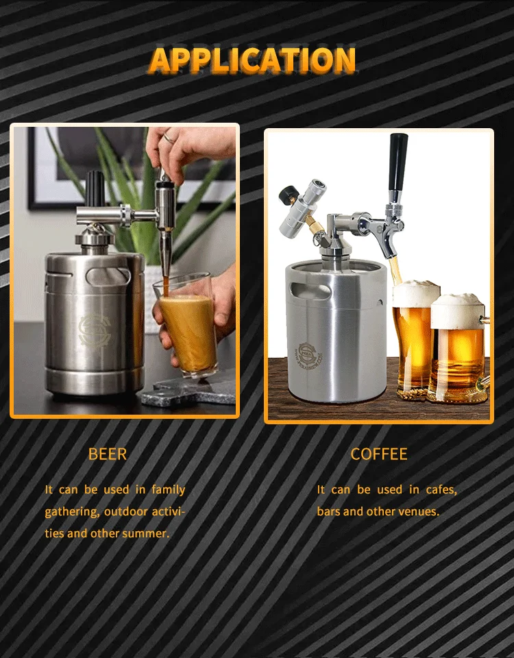 High Quality Beer Keg Draft Beer Kegs,Stainless Steel Pressurized Drink