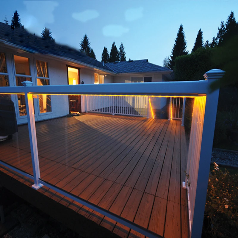 Glass Balustrade Led Light Balustrade Group Fight Aluminum Alloy