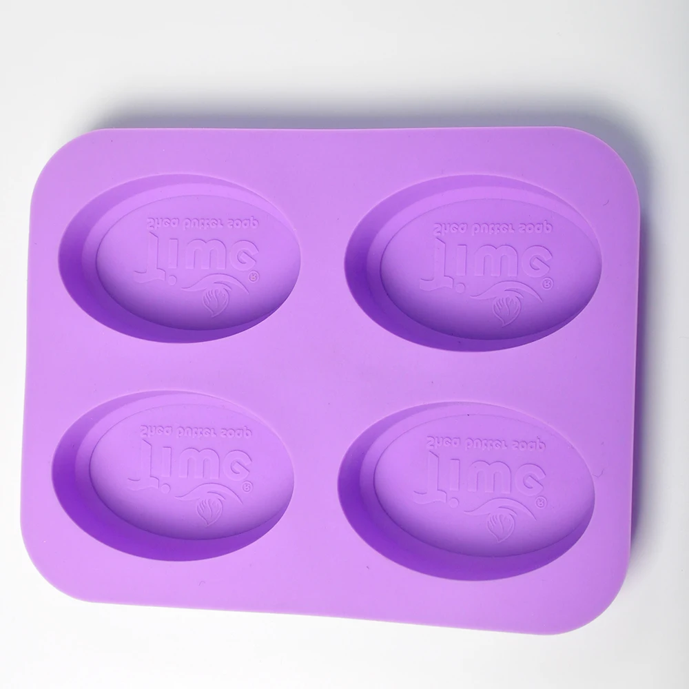 Customized Shape Oem Flower Round Waves Silicone Soap Mold Silicone