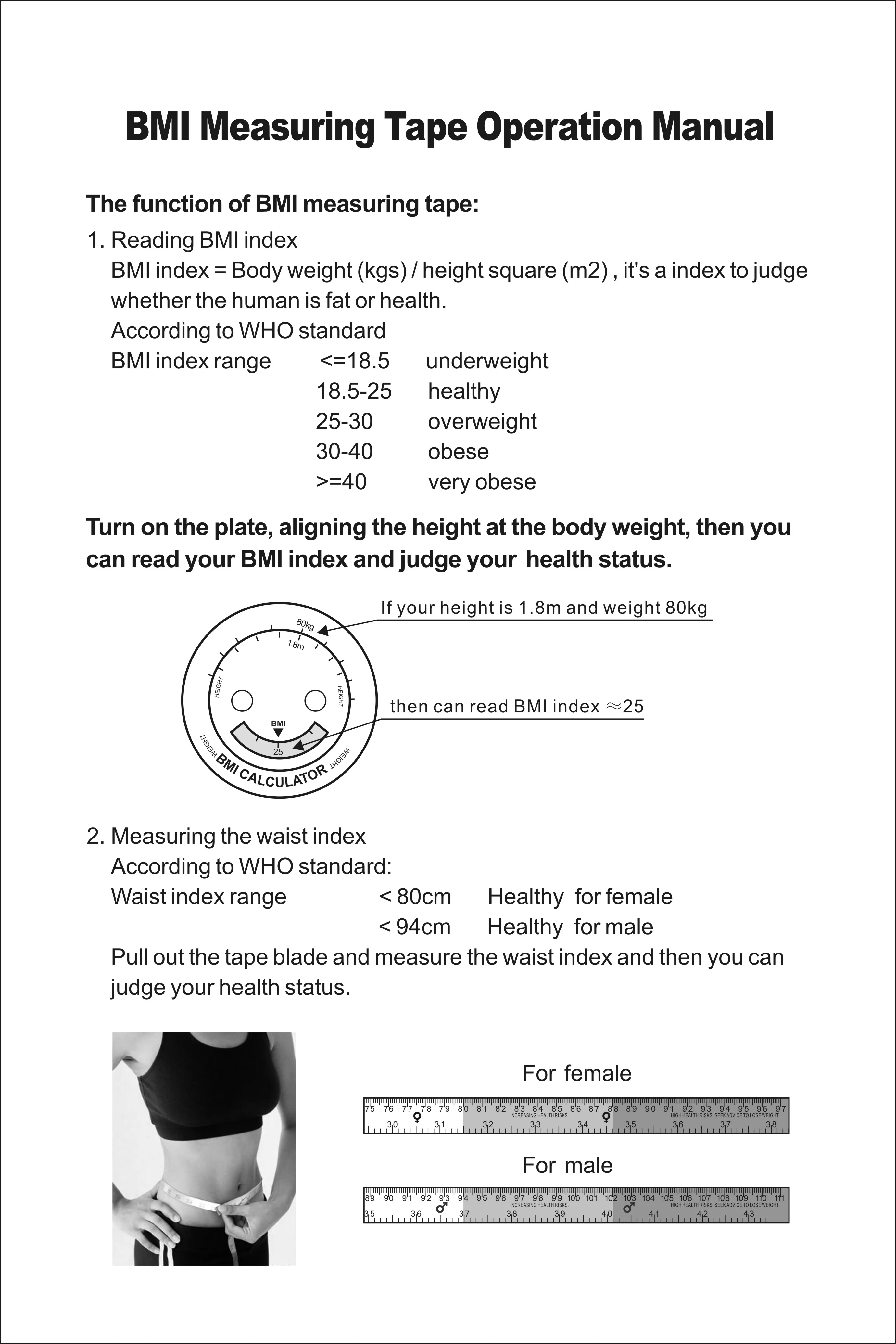Bmi53 Bmi Tape Measure Buy Bmi Tape Measure,Bmi Measuring Tape,Body