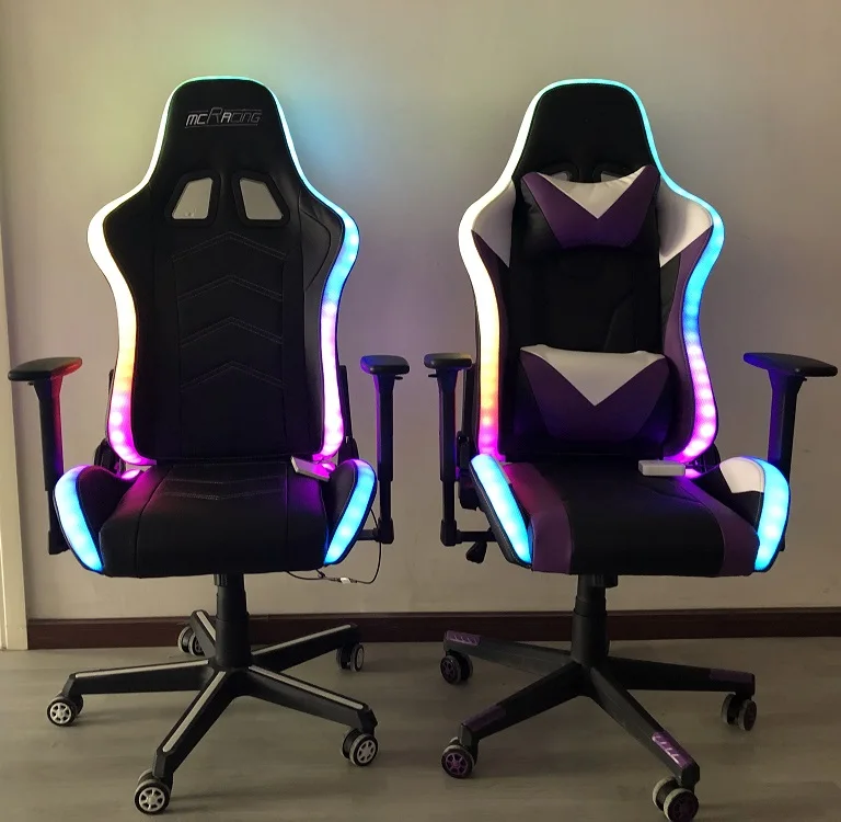 Wholesale Gaming Chair Anji Rgb Led Lighting Sillas Gaming