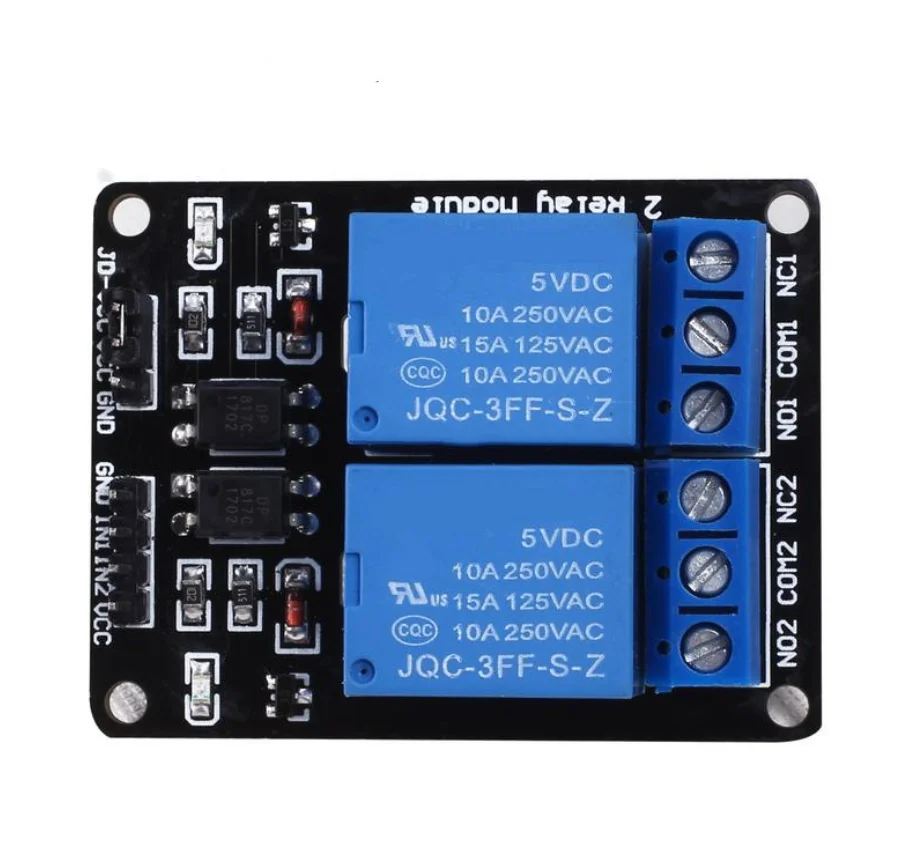 High Quality 2 Channel Relay Module board with light coupling 5V ...