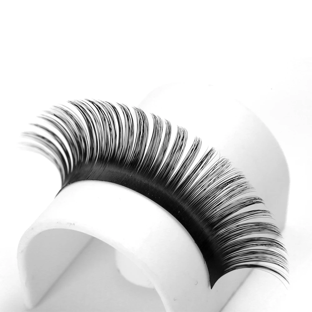 Wholesale 16mm 22mm Individual Lash Extensions Premium Matt Dark Black