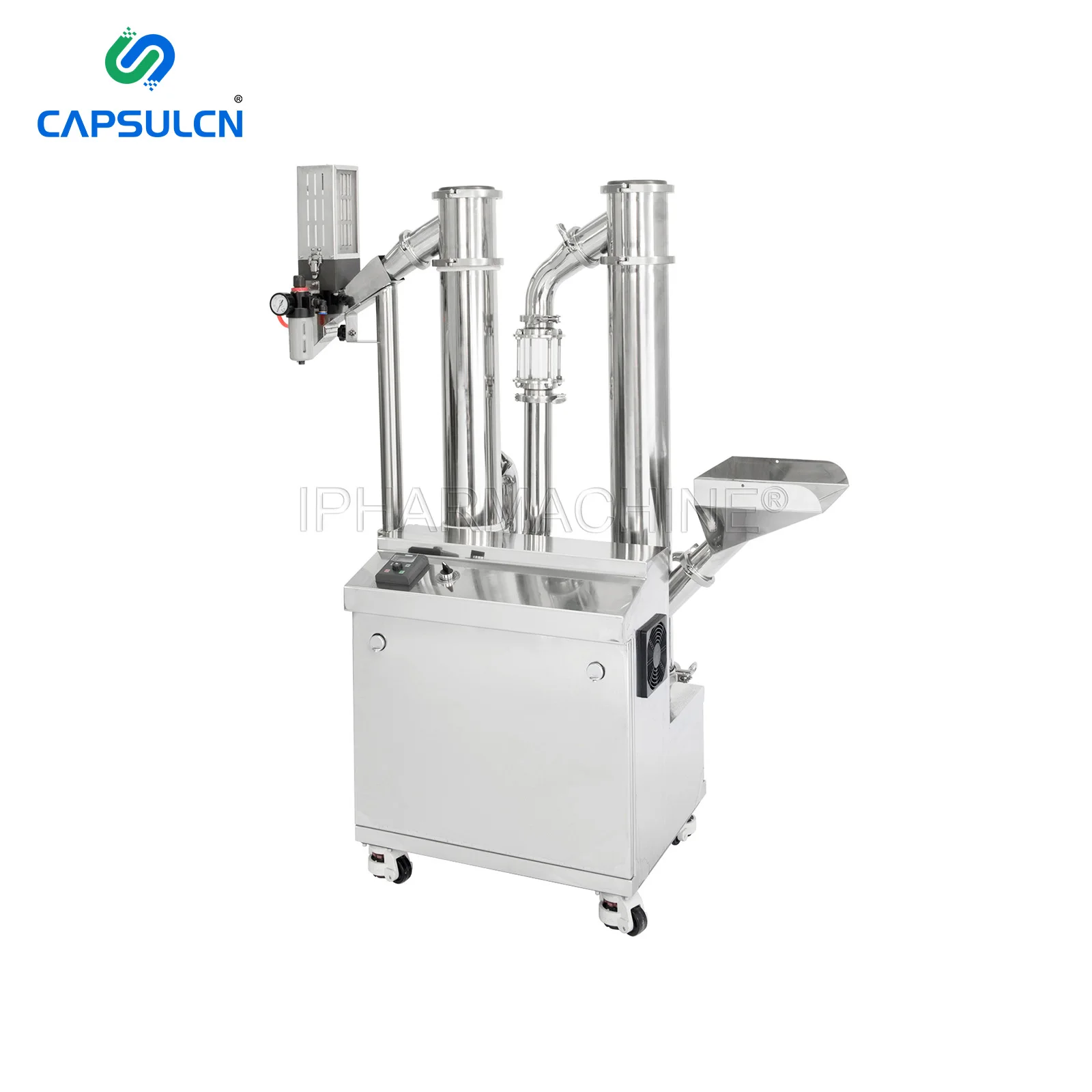 
LSV-C200 Pharmaceutical Double Vertical Automatic Capsule Tablet Polisher Machine 