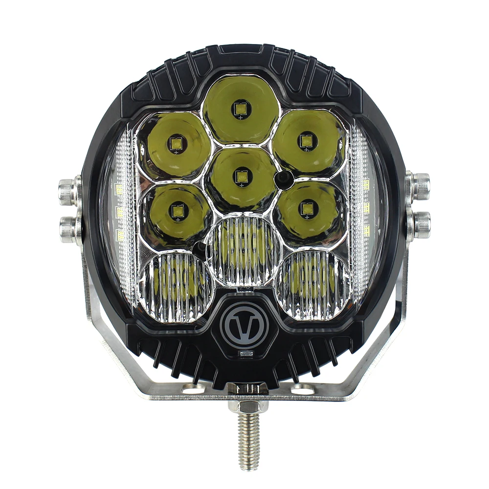 50W 5 inch Spot Round LED Work Light Driving Lamp for SUV Truck Car Accessories