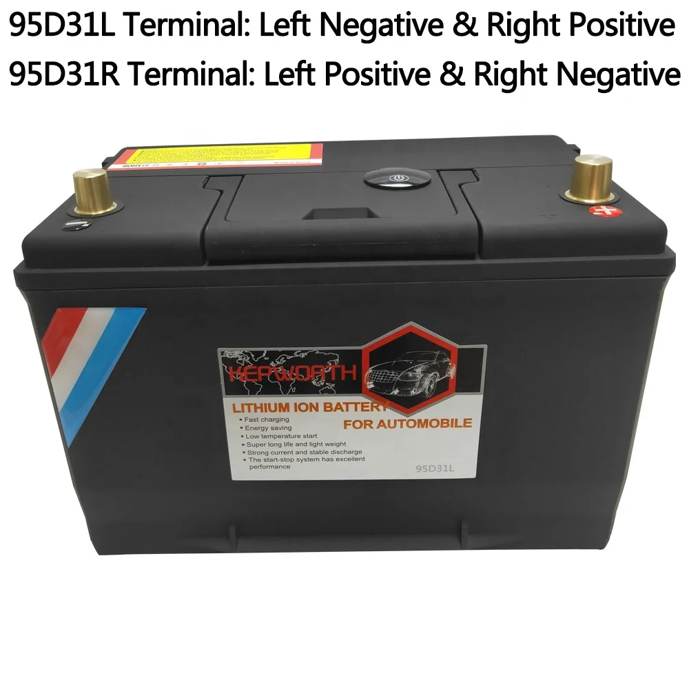 充電式自動バッテリー95d31l95d31r 0 12v65ah車の始動lfplifepo4リチウムイオンスターター車の始動用バッテリー Buy 12v車の始動lfpバッテリー 12vリチウムイオンスターターバッテリー 12 12v車のバッテリー Product On Alibaba Com
