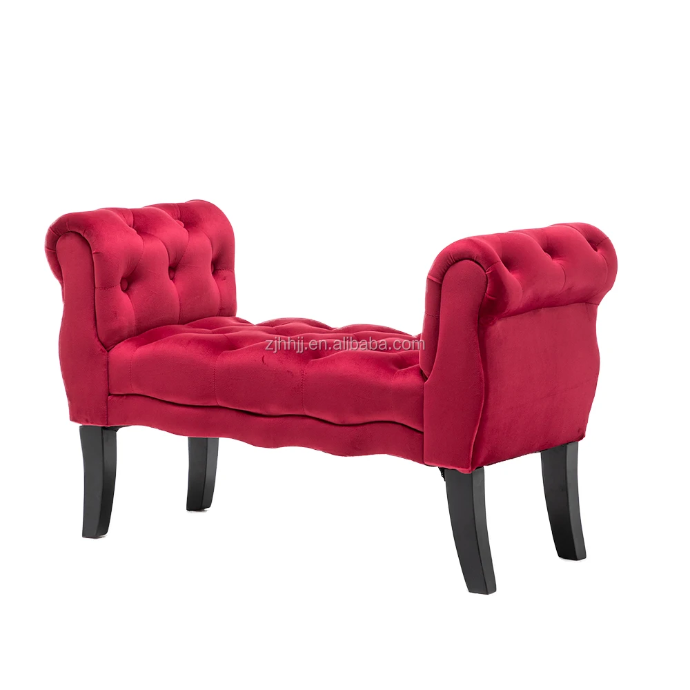 Crushed Velvet Grey Chaise Longue Ottoman Bed End Stool Window Bedside