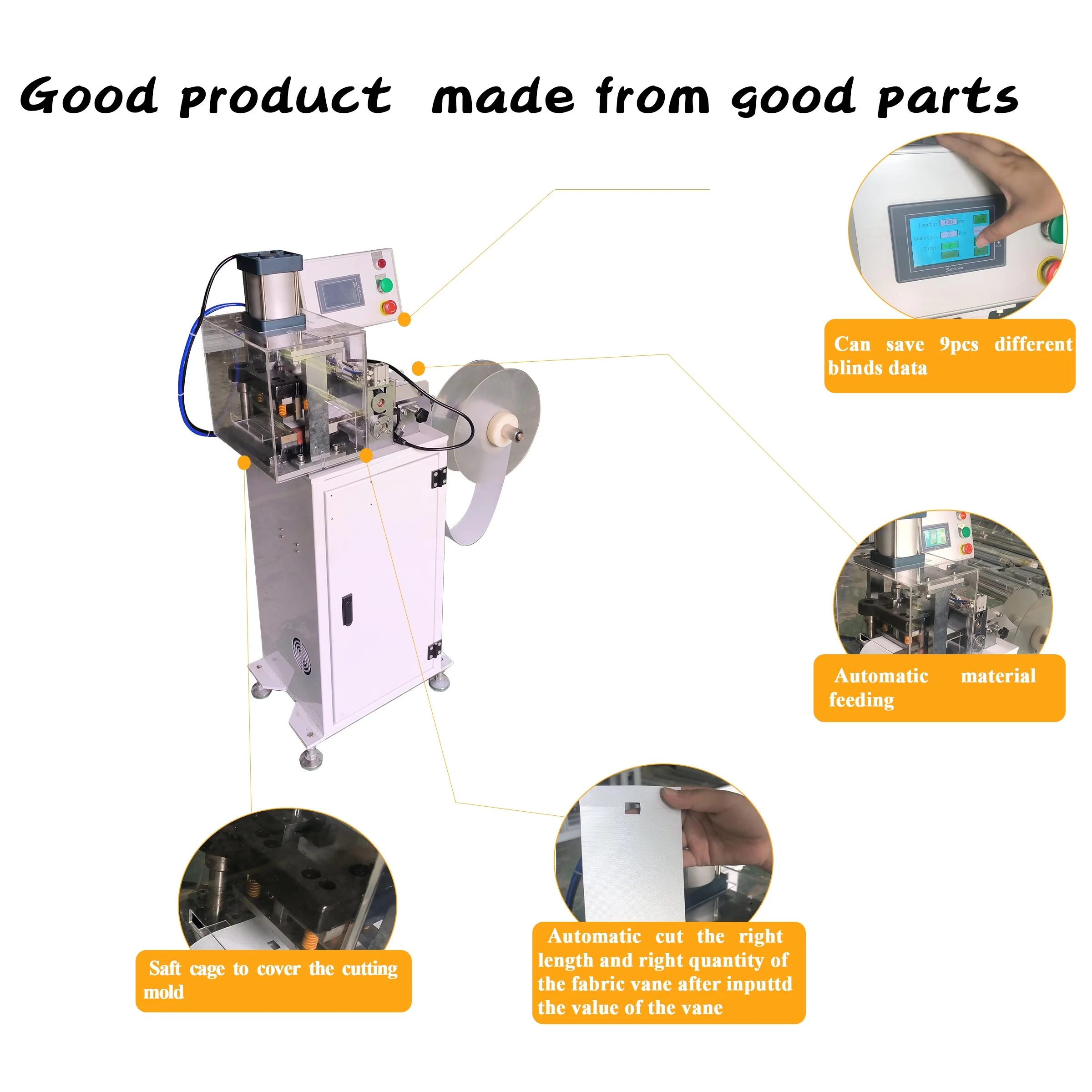 Formtec Vane Machine Automatic Fabric Vertical Blind Vane Cutting & Punching Machine - STF Model