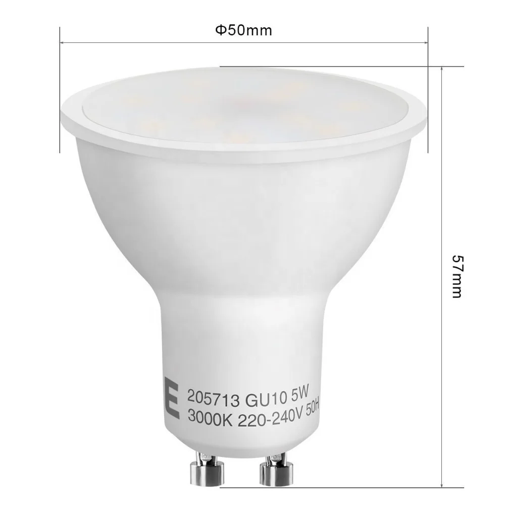 recessed downlight housing gu10 led light bulbs gu10 4000k gu10 led lamp 63mm