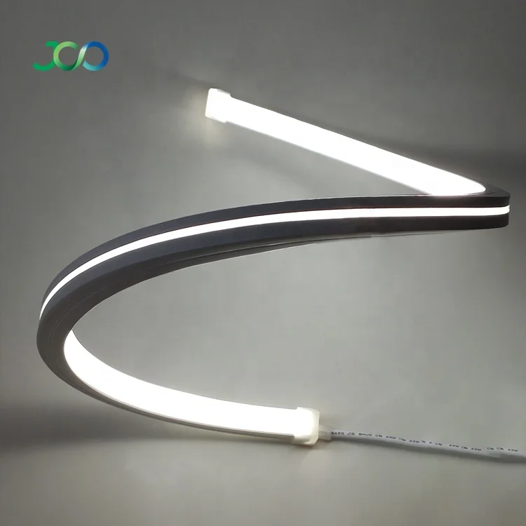 JS SMART LED Outlet Neon Light Strip Top Bending DC 24V 16mm Width Luz Neon Led Strip Light SMD 3528 Led Neon Flex IP68