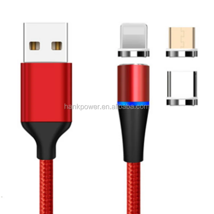 Free Shipping Mobile USB Data Cable 3A Strong Magnetic Fast Charging Data Sync Cable For IOS/Android/USB C - ANKUX.COM