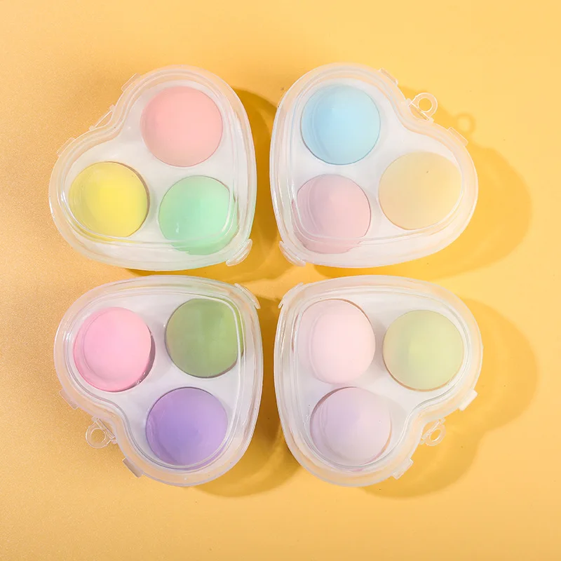 product factory cheap price boxes for makeup sponges professional colorful 3 pcs makeup sponge-3