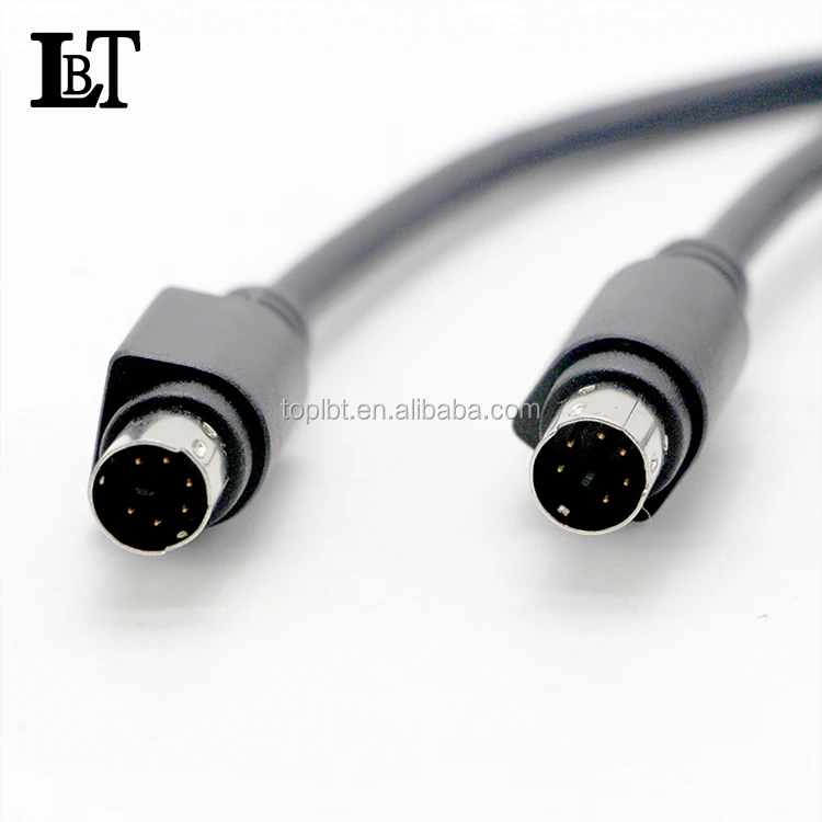 Male/Male CL2 6-ft. 6-Pin Mini DIN Cable 1.8-m 
