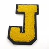 letter J chenille embroidered patches for woman Hoodies