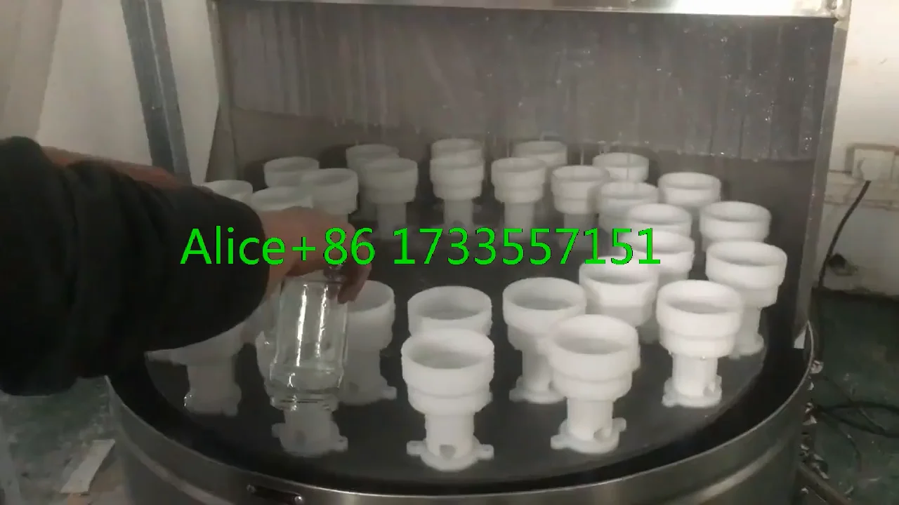 Semiautomatic Glass Bottles Washer Machine/plastic Container Cleaning