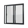 10-Year Warranty China Exporter Windows And Doors Double Leaf Black Frame Aluminium Windows