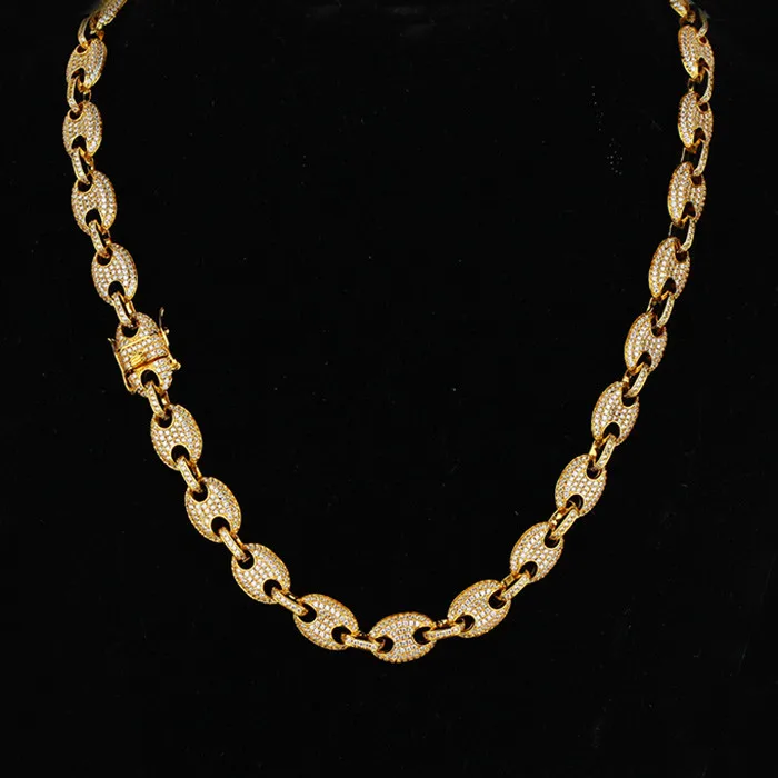 Spanish Style 18kt Gold Brass Cuban Link Chain - Buy Brass Cuban Link ...