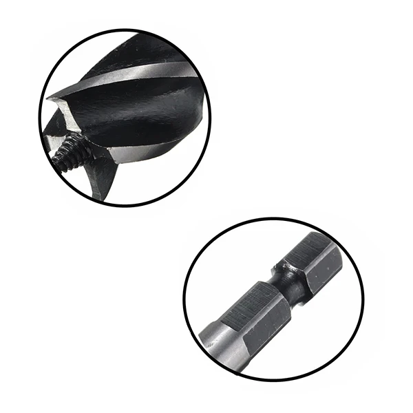 Impact Four Flutes Quad Cutter Wood Auger Drill Bit For Speed Feed Wood Drilling Buy Quick